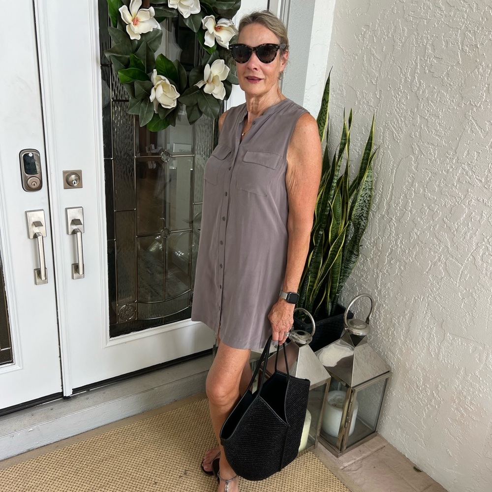 Equipment Silk Shirt Dress